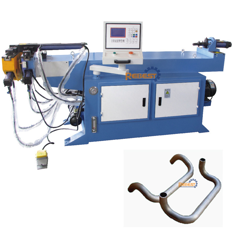 Good Used 4 Inch Mandrel Multi-function Manual Pipe Bender , Large Diameter Exhaust Conduit Pipe Bending Machine