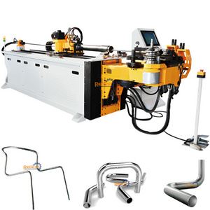 Automatic 3 4 5 Inch Exhaust Hydraulic CNC manual square Mandrel heavy duty rotary pipe Tube Bender For large tube bending