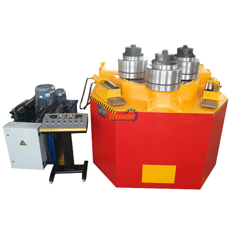 REBEST hot type automatic rebar bending machine pipe profile bending machine pipe roll bender machinery price