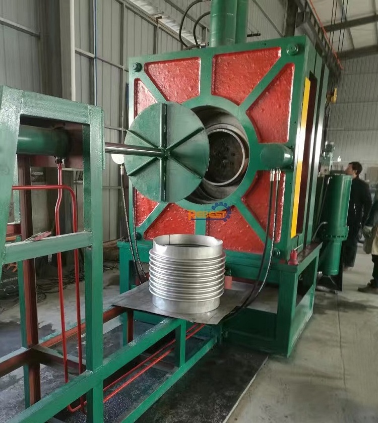 Corrugated SS Single braided vibration eliminators Metal Hose Making Machine price