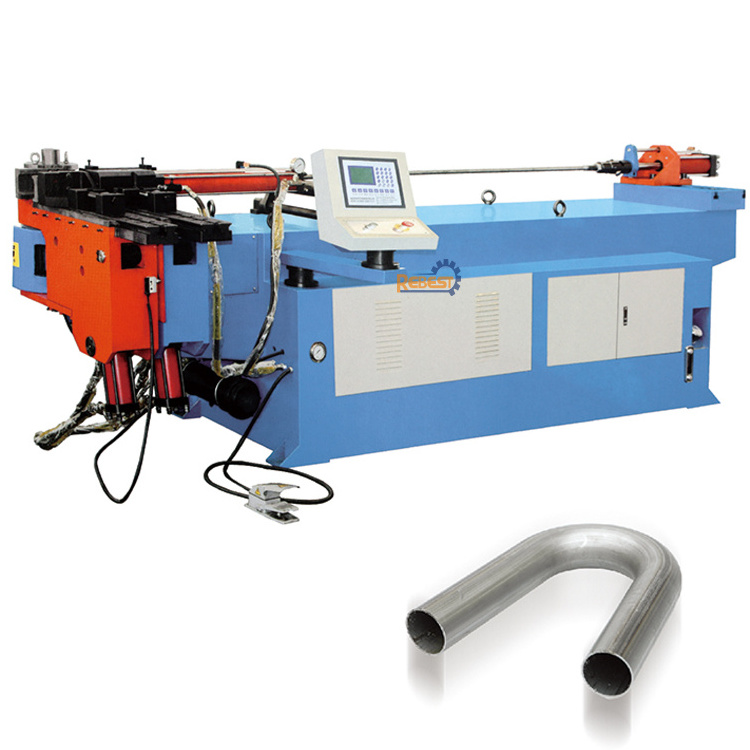 Good Used 4 Inch Mandrel Multi-function Manual Pipe Bender , Large Diameter Exhaust Conduit Pipe Bending Machine