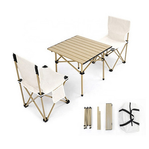 Foldable Camping Table Outdoor Folding Table And Chair Camping Picnic Tables Outdoor Furniture