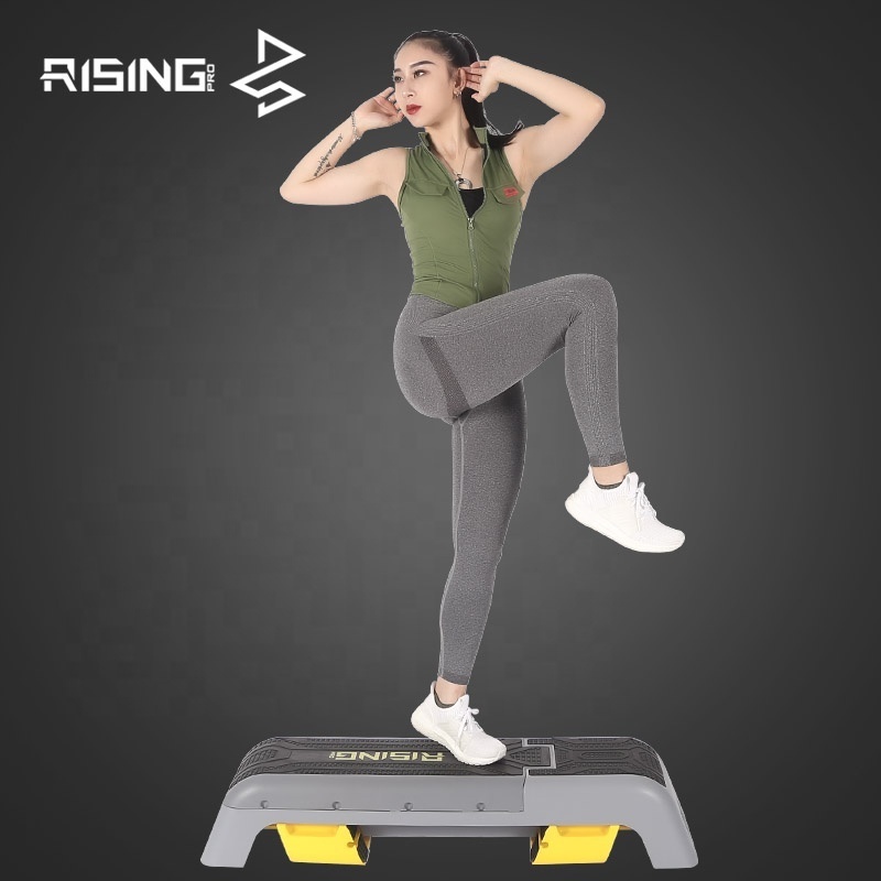 Rising aerobic stepper aerobic step adjustable height fitness step aerobic bench exercise stepper