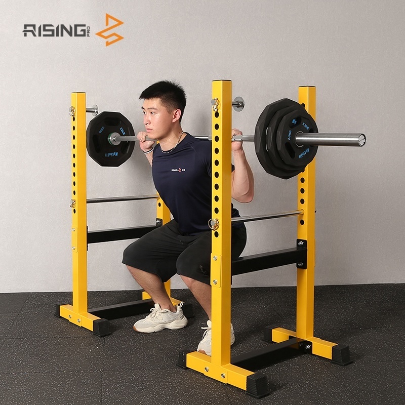 Rising squat half rack with weights barbell squat rack bench press and squat rack