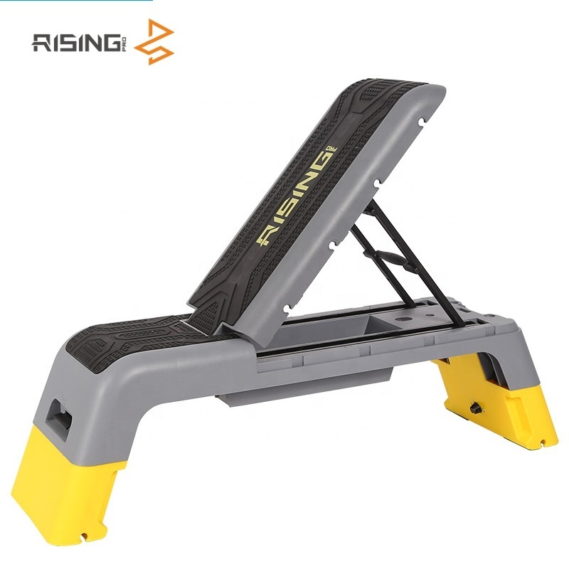 Rising aerobic stepper aerobic step adjustable height fitness step aerobic bench exercise stepper