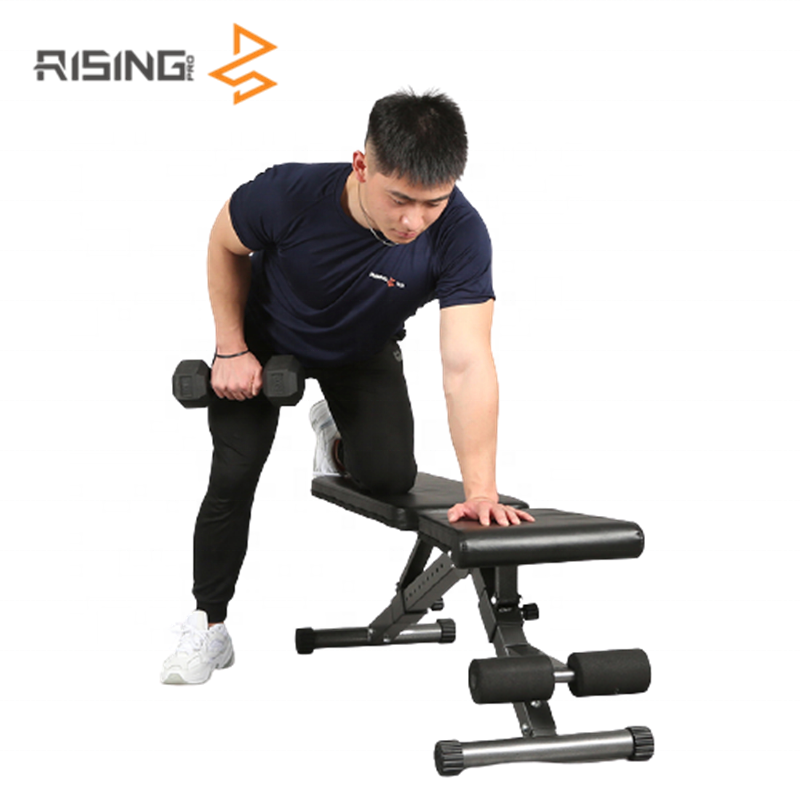 Rising high quality dumbbell bench sit up bench multifunctional foldlable mini sit-up bench