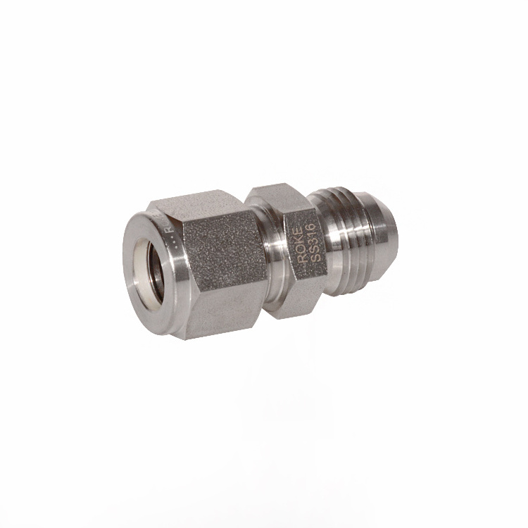 Swagelok type SS316L Stainless Steel Double Ferrules Flared male connector compression Fittings