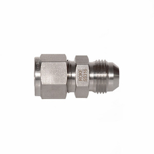 Swagelok type SS316L Stainless Steel Double Ferrules Flared male connector compression Fittings