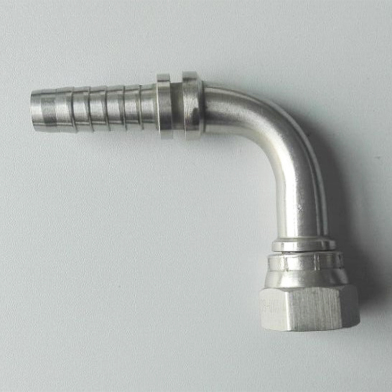 Stainless steel hydraulic JIC hose fitting hydraulic fitting 90 degree Female Thread Hose Fittings Elbow