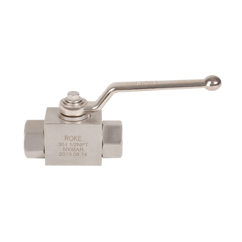 SS316 Stainless Steel BKH High Pressure Ball Valve 250bar to 500 bar 1 1/4