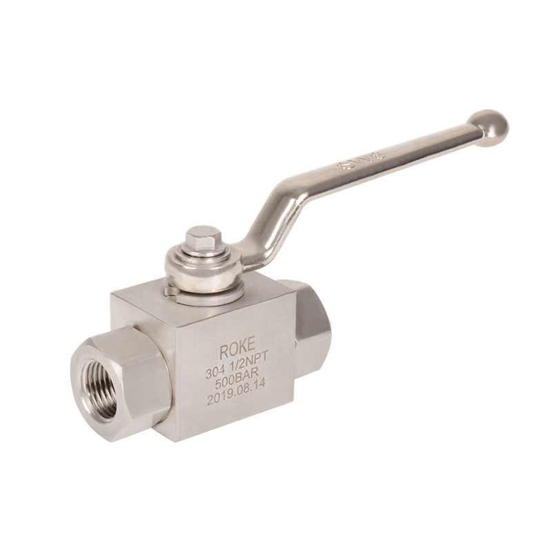 SS316 Stainless Steel BKH High Pressure Ball Valve 250bar to 500 bar 1 1/4