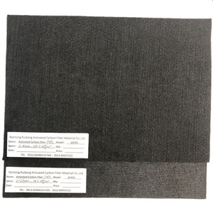 Air Filter Material Carbon Fiber Fabric Activated Carbon ACF Fiber Felt Of Bag Lining And Cloth Lining Material In Black Materia