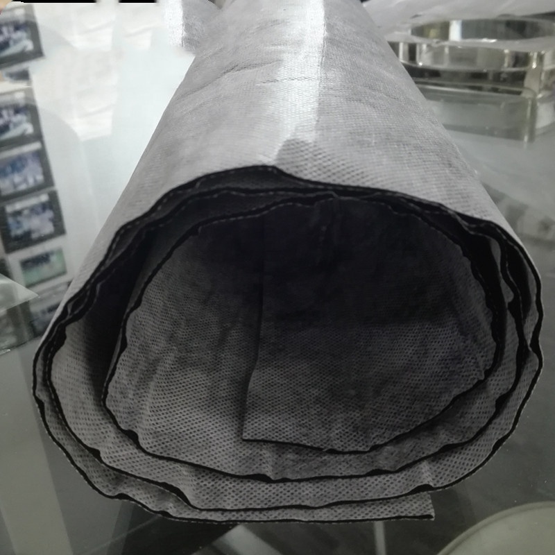 Air Filter Material Carbon Fiber Fabric Activated Carbon ACF Fiber Felt Of Bag Lining And Cloth Lining Material In Black Materia