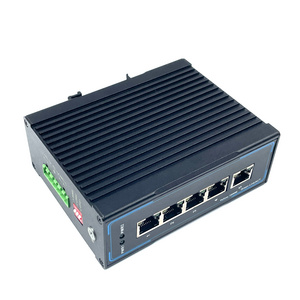 Unmanaged industrial switches 4* 10/100/1000Base-T Ethernet Ports   support  POE  1* 10/100/1000Base-T Ethernet Ports