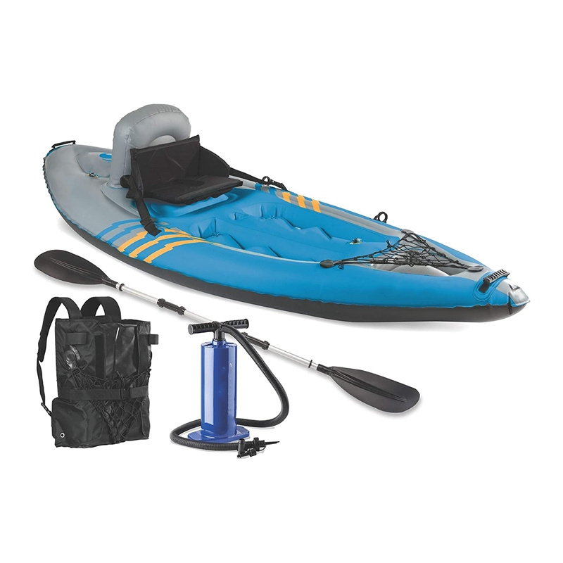 2021 Cheap Single Seat Kayaks for Sale Pedal Fishing Folding Kayak/canoe Drive Travel Handle