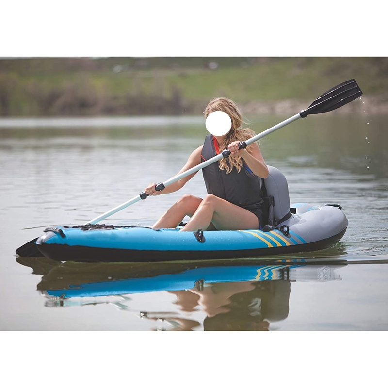 2021 Cheap Single Seat Kayaks for Sale Pedal Fishing Folding Kayak/canoe Drive Travel Handle