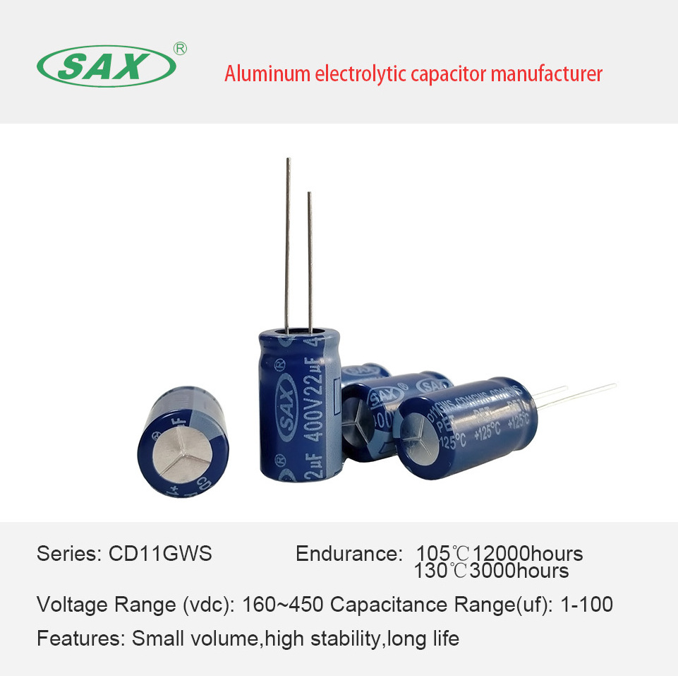 SAX Factory Supply display capacitors racks led lightbulbs machines dryers medicine  aluminum electrolytic capacitors 100uf 160v