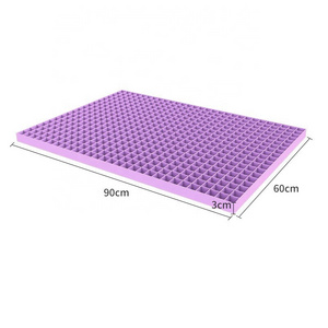 Customizable TPE Silicone Cooling Gel Mattress Topper Layer Folding TPE Purple Mattress Topper For Bed