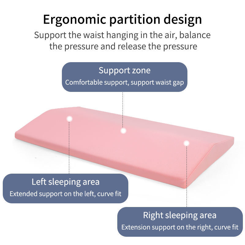 60X30cm Oblong Shape Spine Protection Waist Cushion Giant Leg Lumbar Support Pillow  Ergonomic Pillow