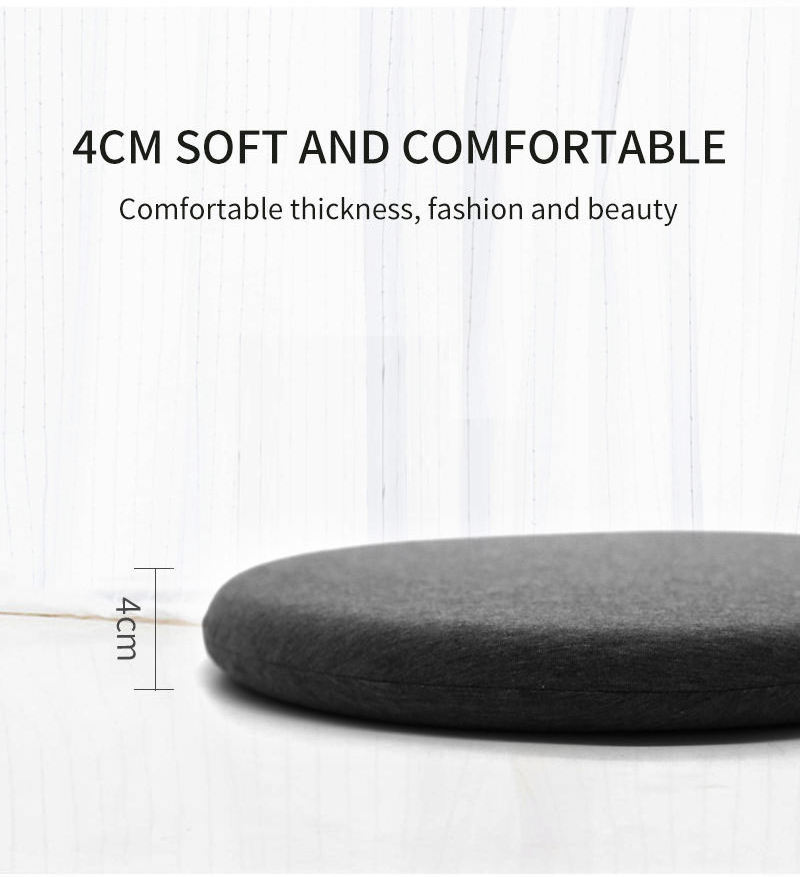 Wholesale Soft Organic Polyester Portable porosity Travel Bedroom Meditation Circular Seat Yoga Cushion