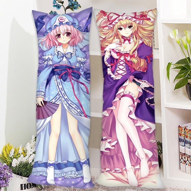 Factory price wholesale 160x50cm adult naked anime girl pillowcase 3d character anime dakimakura pillow