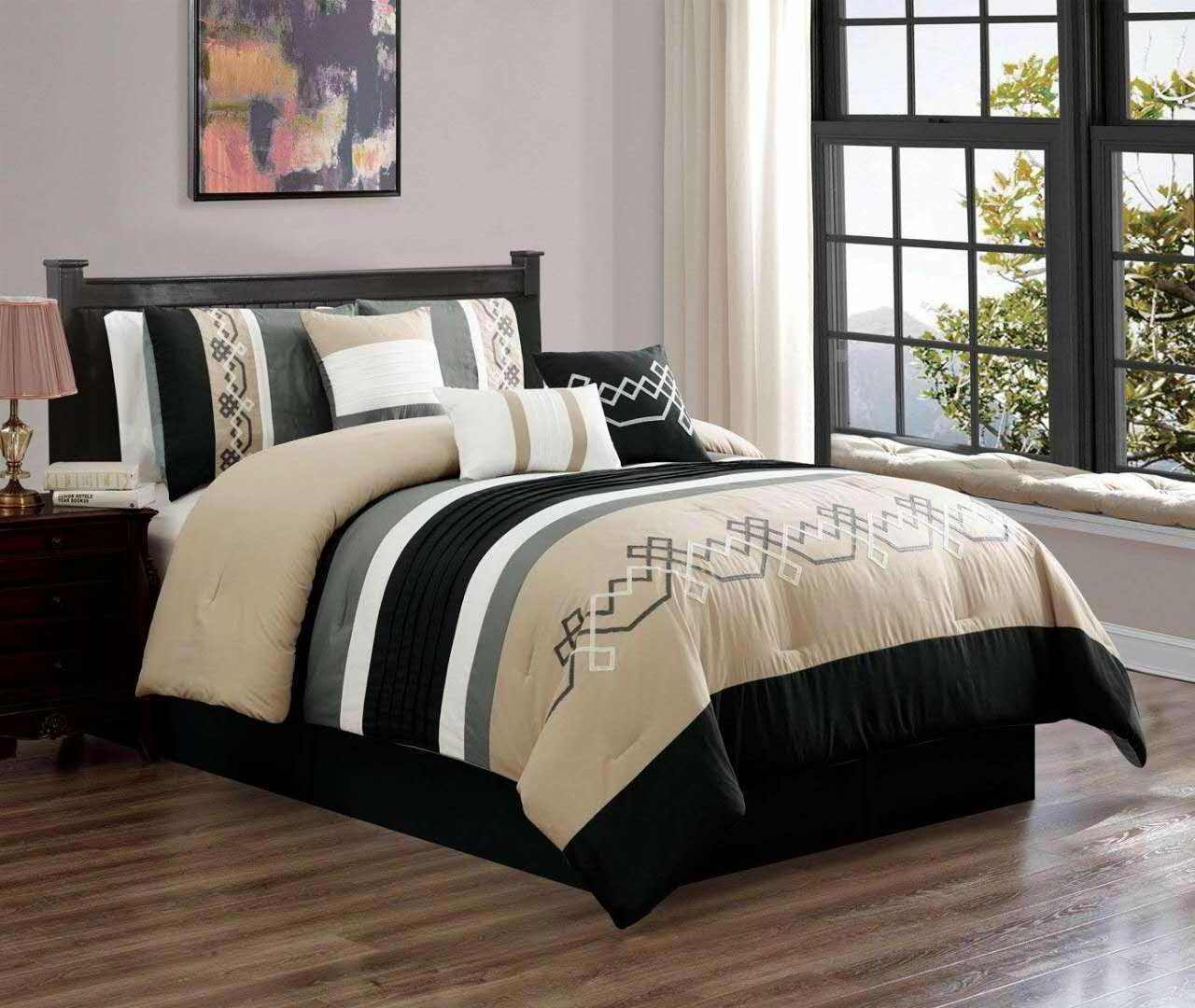 Hypoallergenic Customized Design Cotton Microfiber Printed Duvet Luxury Bedding Set Quilt With Bedsheet Bedding Comforter Sets