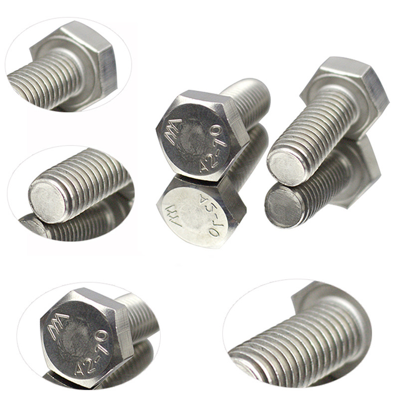 China Manufacturing Price Galvanize Grade Retail Industry Zinc Plated Black Oxide Passivated Bolt