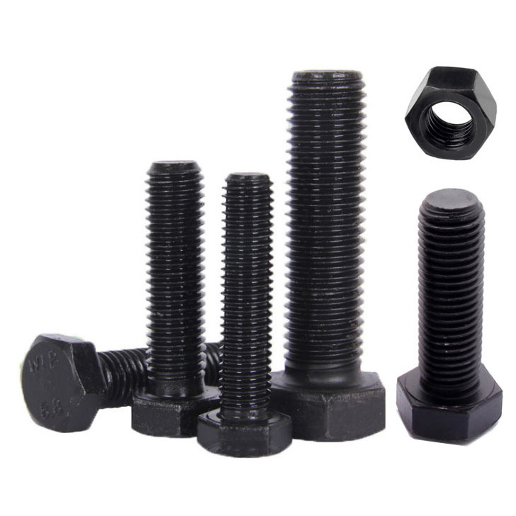 China Manufacturing Price Galvanize Grade Retail Industry Zinc Plated Black Oxide Passivated Bolt