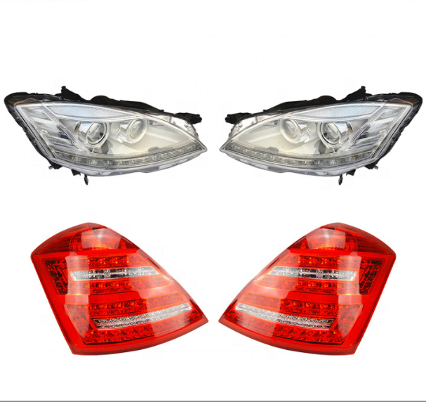 Wholesale Body kits For Mercedes Benz 07-14 S-Class W221 Upgrade S63/65 Headlight Tail light Grill Front Rear bumper full kits