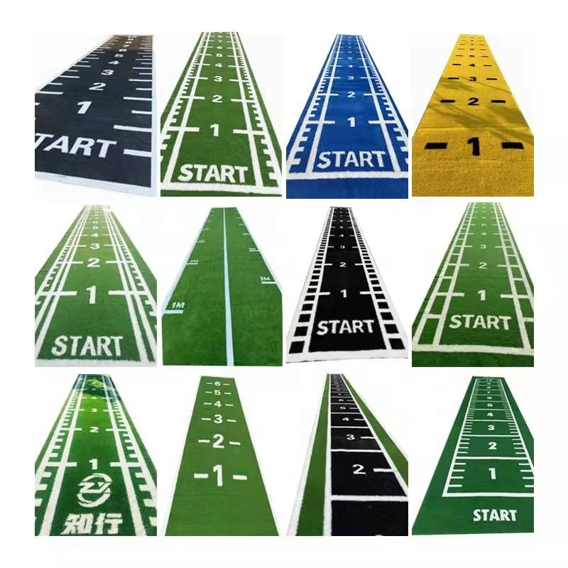 SP Customized durable functional marked numbers fitness training gym artificial grass mat