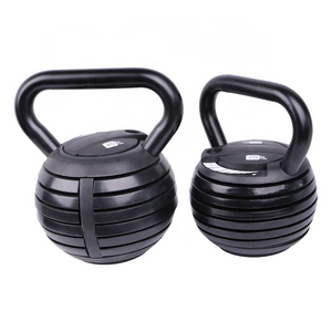 2021 Gym Equipment Baking Painting Adjustable Kettlebell 20lb Cast Iron Kettlebell For Fitness