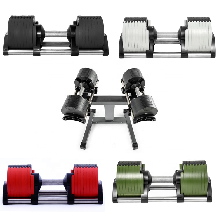 SP Weight Lifting Training Quick Lock  90 Lb Pounds Dumbbells 80lbs 90lbs Weights Set Adjustable Dumbbell 40kg