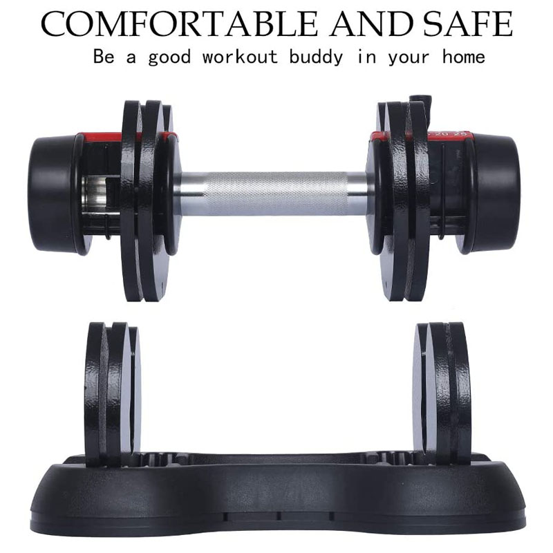 Weight Lifting Smart Dumbbell Easy Adjustable 5lb 10lb 15lb 20lb 25lb 12kgs adjustable Dumbbell Light Weight Space Saving