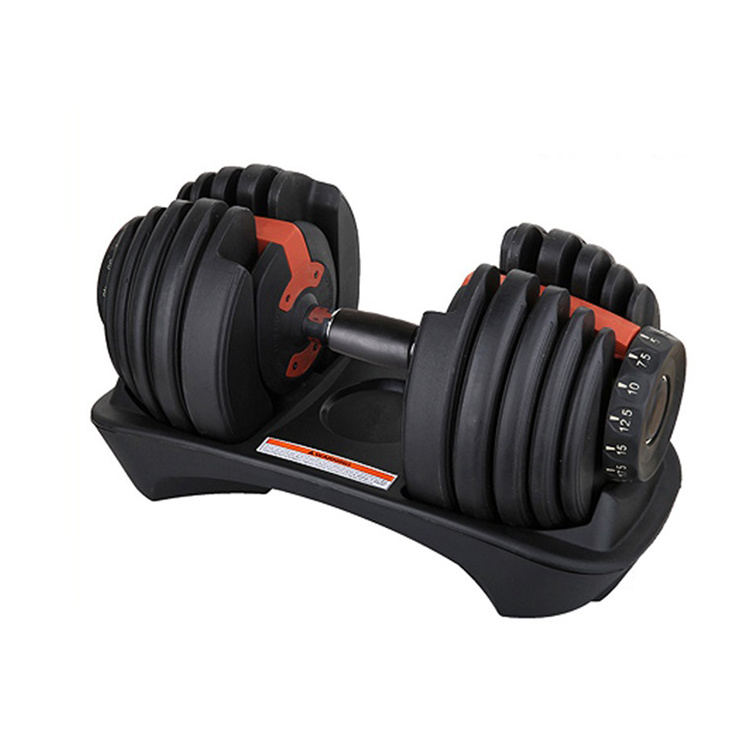 Wholesale Dropshipping 552 Smart 24kg Adjustable Dumbbells Fitness Equipment 52.5lb Adjustable Dumbbells