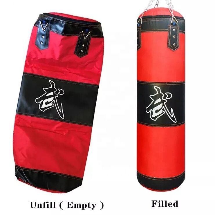 SP Heavy Boxing Solid Sandbag Hanging Punching Bag, Punching Bag with Special Chains and Hooks Exercises Workout Power Bag