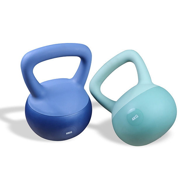 Factory wholesale soft kettlebell 6KG 8KG 10KG 12KG Fitness Use Kettlebell Set