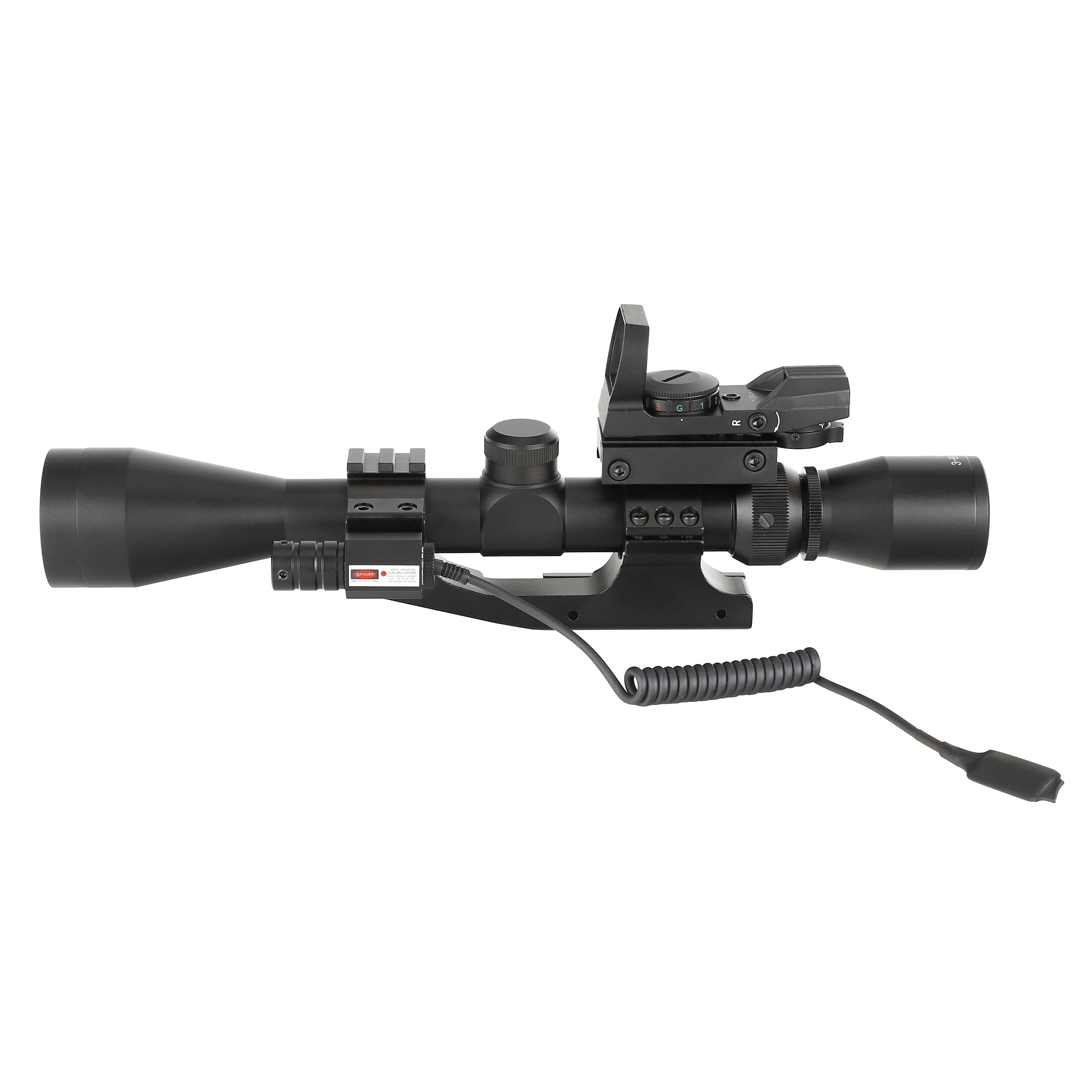 Factory   Combo  3-9X40 Tactical Optic Red Green Illuminated scope Holographic Reflex 4 Reticle Dot  for hunting