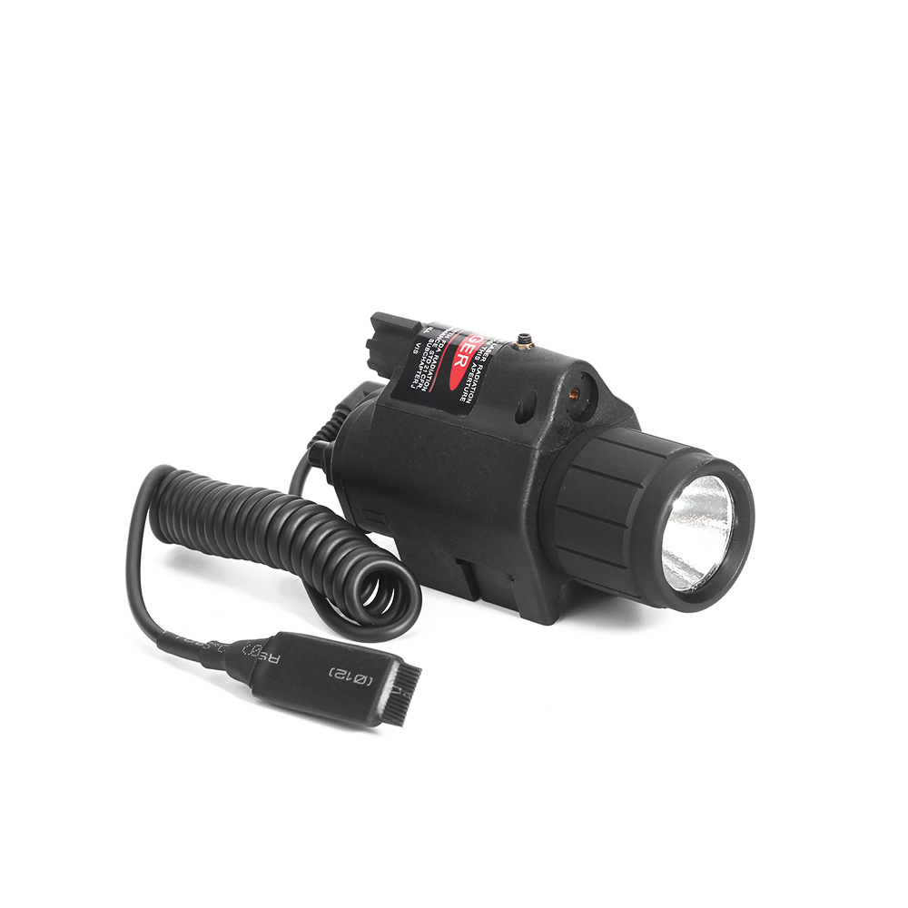 Portable M6 Flashlight RED Laser Sight M6 LED Light Combo Mount Ultra Bright For Outdoor Activities