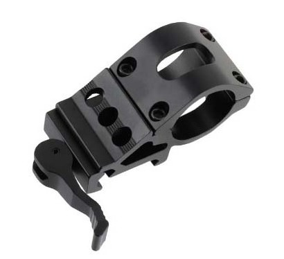 Tactical 25.4mm Quick Release Offset Flashlight Scope Mount fit 20mm Base  45 Degree Sight Mount Hunting Accessories