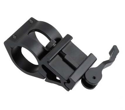 Tactical 25.4mm Quick Release Offset Flashlight Scope Mount fit 20mm Base  45 Degree Sight Mount Hunting Accessories