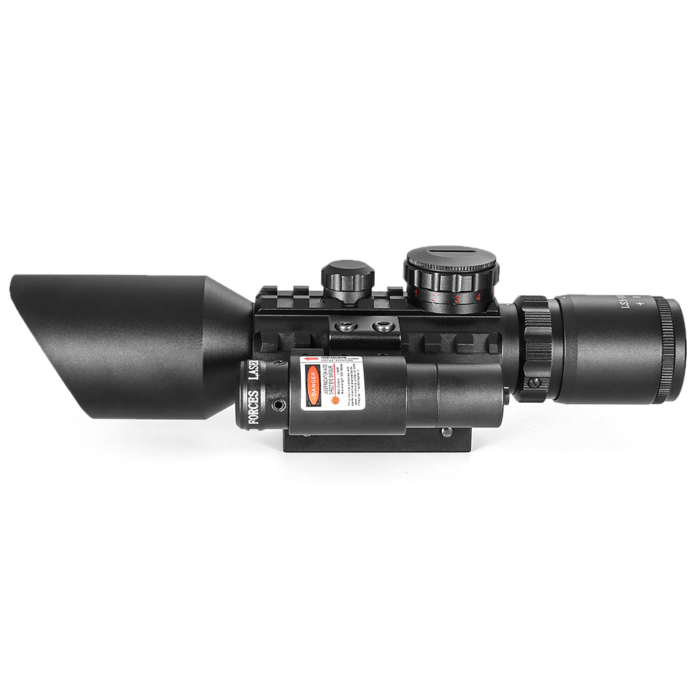 OEM Combo  M9  Scope    3-10X40 EG  Optics Sight Scope Red Green Illuminated With Red Dot Laser For Outdoor Activities