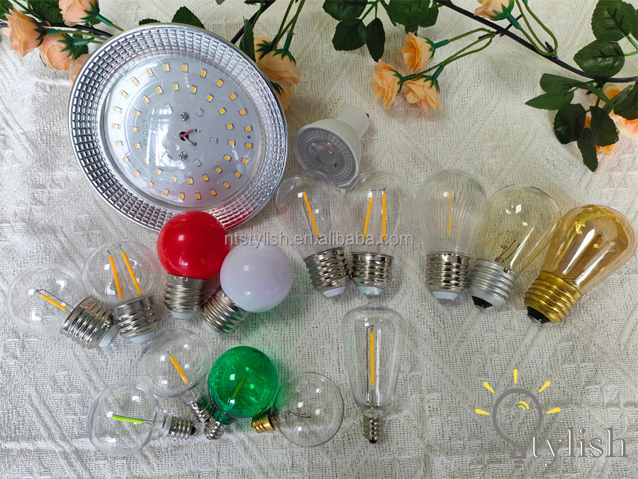 Hot Sale Low Price 1w 2w E27 E26 S14 Led Filament Bulb Replaceable to String lights