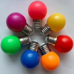 Outdoor Waterproof light design change coloring Holiday Decoration LED Party Light 1W/2W E27 B22 Mini Color G45 light Bulb