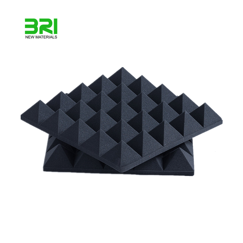 High density pyramid acoustic foam panel studio sound proof wall panels