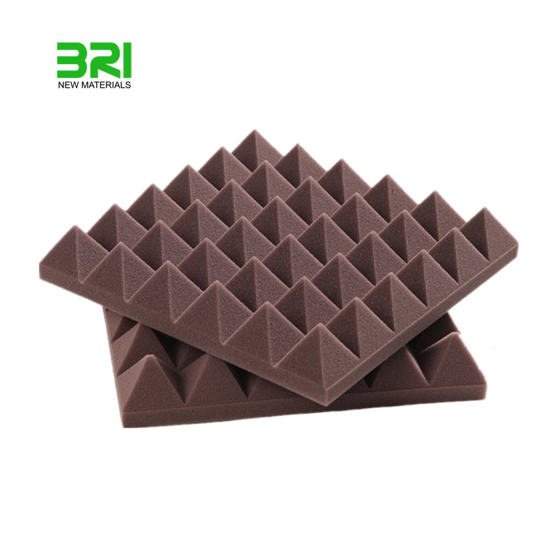 High density pyramid acoustic foam panel studio sound proof wall panels