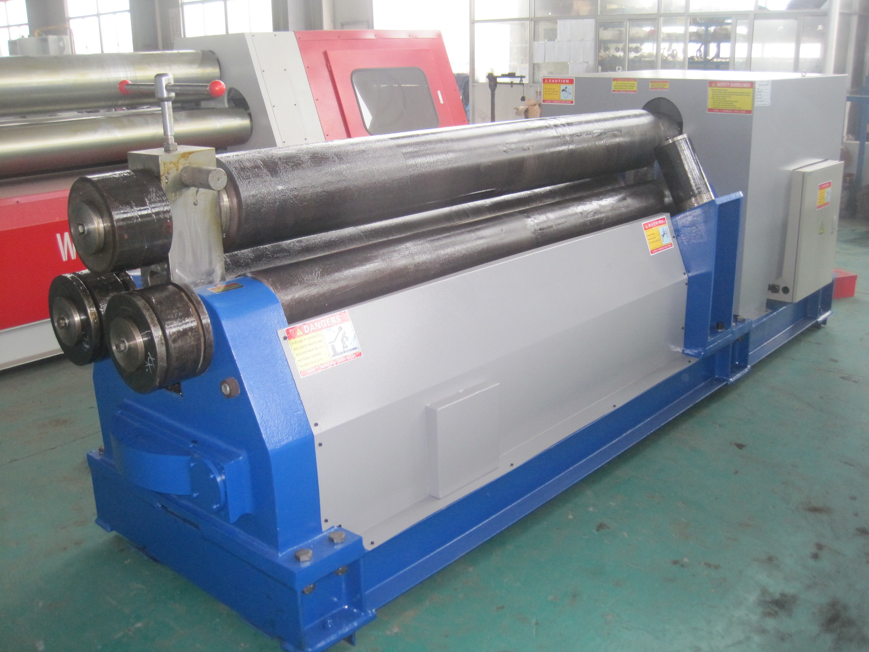 Small Plate Conical Roll Bending Machine Electric Rolling Machine 3 Roller Plate Rolling Machine For 35mm