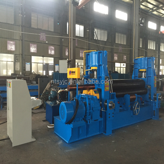 conical bending machine plate rolling machine with three rolls automatic rolling machine