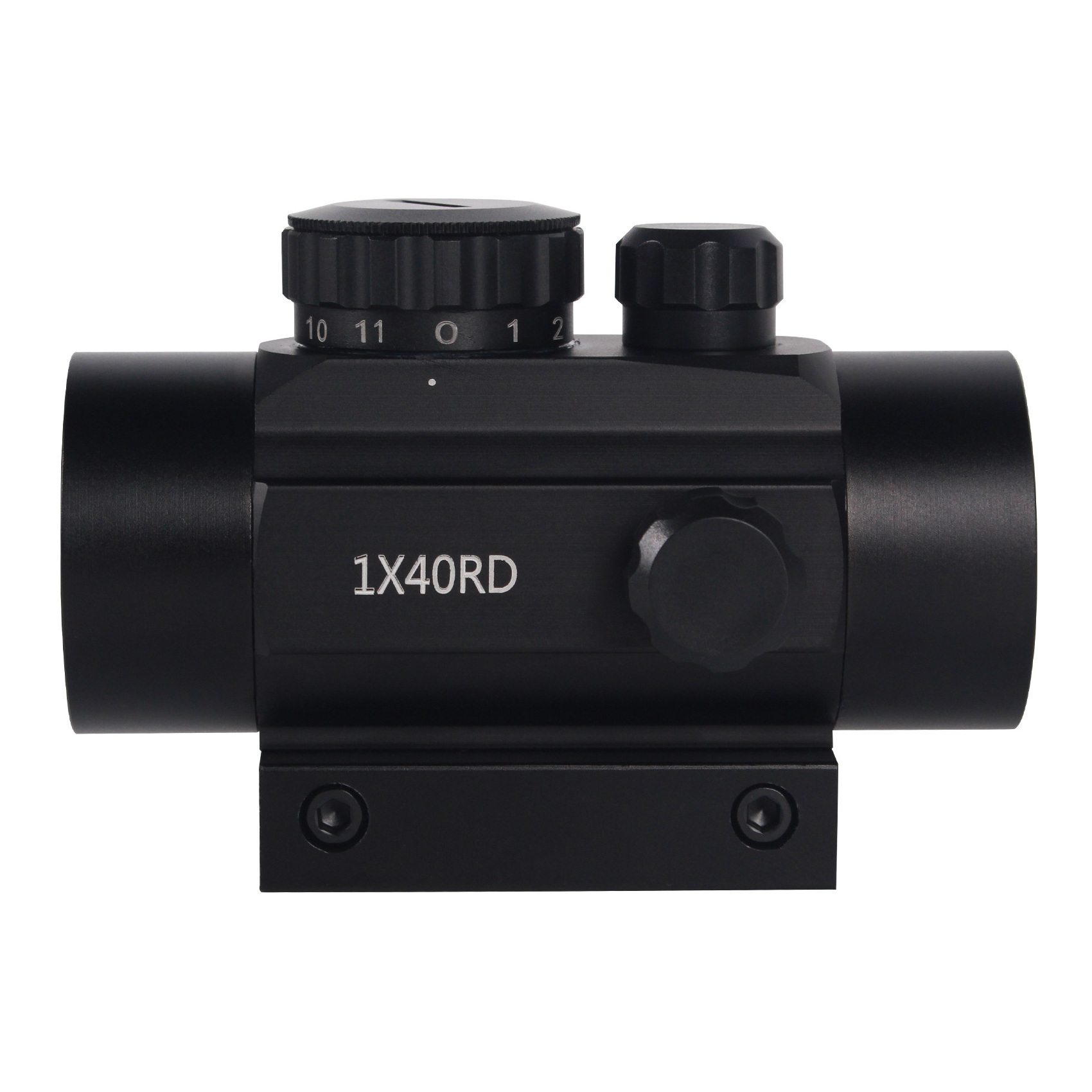 LUGER Red Dot Sight 1X40 Red Coated Lens Red Dot 11 Level Fit For 11mm/20mm