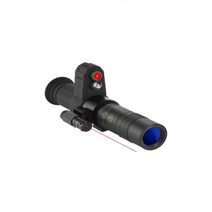 Upgraded 8-24X Optical Zoom FFP Night Vision Hunting Scope with Laser 1080P Digital  Tactical Hunting Scope  for 11mm 20mm