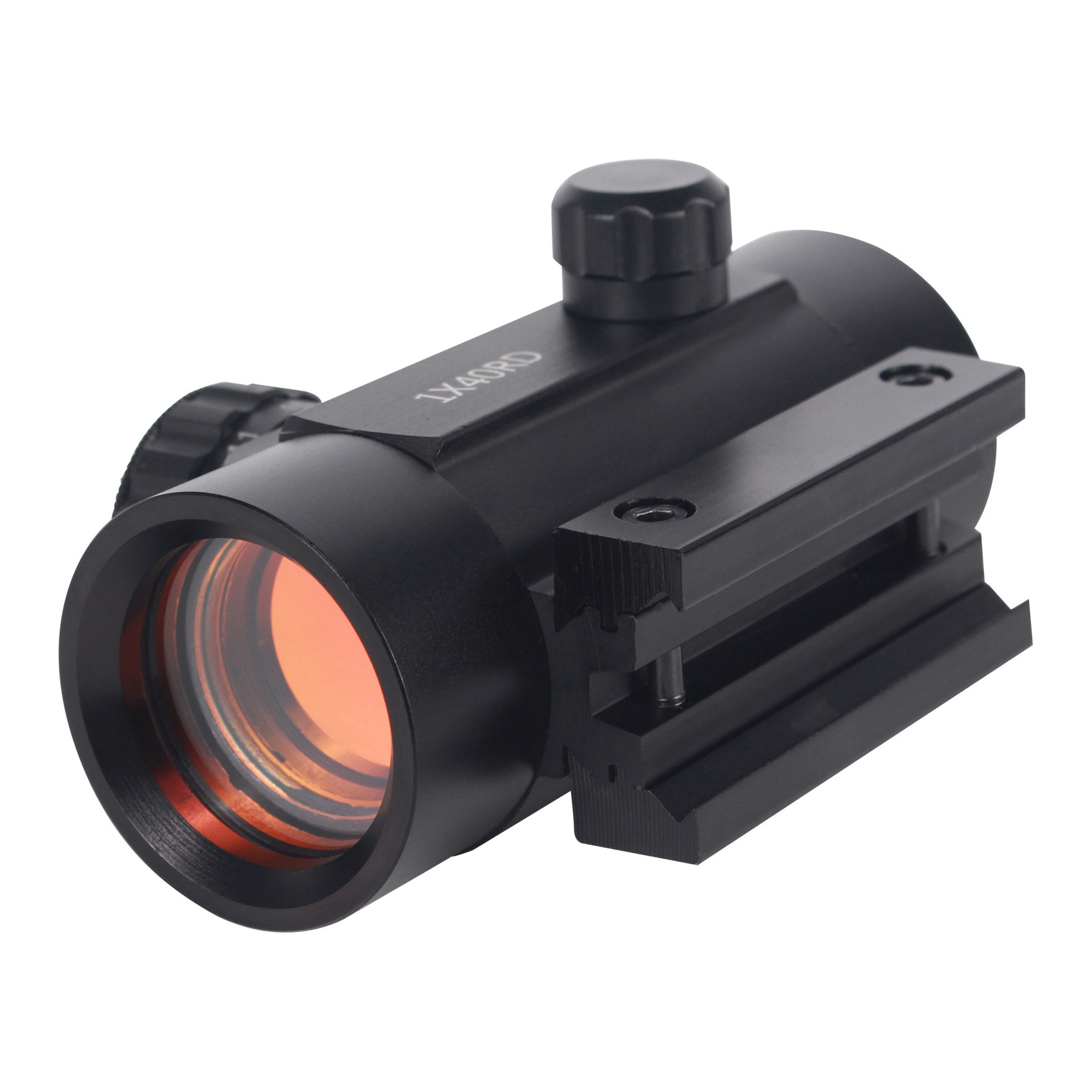 LUGER Red Dot Sight 1X40 Red Coated Lens Red Dot 11 Level Fit For 11mm/20mm